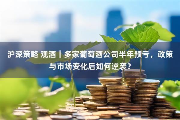 沪深策略 观酒｜多家葡萄酒公司半年预亏，政策与市场变化后如何逆袭？