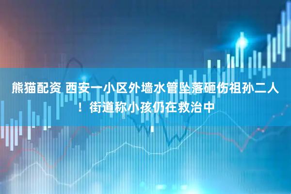 熊猫配资 西安一小区外墙水管坠落砸伤祖孙二人！街道称小孩仍在救治中