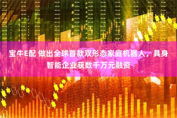 宝牛E配 做出全球首款双形态家庭机器人，具身智能企业获数千万元融资